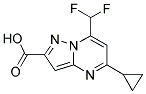 5-CYCLOPROPYL-7-DIFLUOROMETHYL-PYRAZOLO[1,5-A]PYRIMIDINE-2-CARBOXYLIC ACID CAS#: 832739-74-9
