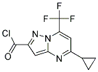 5-CYCLOPROPYL-7-TRIFLUOROMETHYL-PYRAZOLO[1,5-A]-PYRIMIDINE-2-CARBONYL CHLORIDE CAS#: 861452-42-8