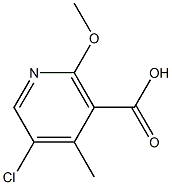 5-Chloro-2-methoxy-4-methylnicotinic acid CAS#: 851607-38-0