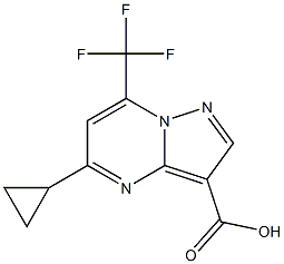5-Cyclopropyl-7-(trifluoromethyl)pyrazolo[1,5-a]pyrimidine-3-carboxylic acid CAS#: 861408-98-2