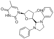 5'-DEOXY-5'-(1,3-DIPHENYL-2-IMIDAZOLIDINYL)THYMIDINE CAS#: 869355-30-6