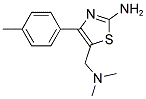 5-DIMETHYLAMINOMETHYL-4-P-TOLYL-THIAZOL-2-YLAMINE CAS#: 870693-07-5
