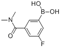 5-(DIMETHYLCARBAMOYL)-3-FLUOROBENZENEBORONIC ACID CAS#: 874219-39-3