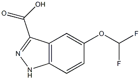 5-DifluoroMethoxyindazole-3-carboxylic acid CAS#: 858661-78-6