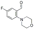 5-FLUORO-2-(N-MORPHOLINO)-BENZALDEHYDE CAS#: 883535-68-0