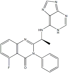 5-Fluoro-3-phenyl-2-[(1S)-1-(1H-purin-6-ylaMino)ethyl]-4(3H)-quinazolinone CAS#: 870281-17-7