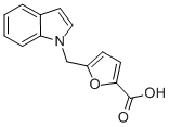5-INDOL-1-YLMETHYL-FURAN-2-CARBOXYLIC ACID CAS#: 876881-48-0