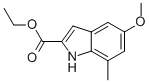5-METHOXY-7-METHYLINDOLE-2-CARBOXYLIC ACID ETHYL ESTER CAS#: 853226-48-9