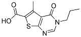 5-METHYL-4-OXO-3-PROPYL-3,4-DIHYDRO-THIENO[2,3-D]-PYRIMIDINE-6-CARBOXYLIC ACID CAS#: 878657-13-7