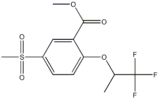 5-Methylsulfonyl-2-(2,2,2-trifluoro-1-Methylethoxy)benzoic acid Methyl ester CAS#: 845617-19-8