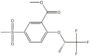 5-Methylsulfonyl-2-[((S)-2,2,2-trifluoro-1-Methylethyl)oxy]benzoic acid Methyl ester CAS#: 845617-20-1