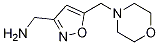 [5-(Morpholinomethyl)isoxazol-3-yl]methylamine, 97% CAS#: 893748-66-8