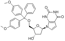 5'-O-(4,4'-DIMETHOXYTRITYL)-7-DEAZA-2'-DEOXYXANTHOSINE CAS#: 869355-16-8