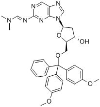 5'-O-(DIMETHOXYTRITYL)-2-(DIMETHYLAMINOMETHYLIDENE-AMINO)PURINE-2'-DEOXYRIBOSIDE CAS#: 869354-94-9