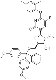 5'-O-(DIMETHOXYTRITYL)-5-FLUORO-O4-(2,4,6-TRIMETHYLPHENYL)-2'-O-METHYLURIDINE CAS#: 869355-47-5