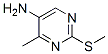 5-Pyrimidinamine,  4-methyl-2-(methylthio)- CAS#: 847139-63-3