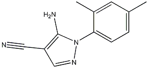 5-amino-1-(2,4-dimethylphenyl)-1H-pyrazole-4-carbonitrile CAS#: 852313-93-0