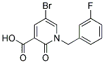 5-bromo-1-(3-fluorobenzyl)-2-oxo-1,2-dihydropyridine-3-carboxylic acid CAS#: 886360-92-5