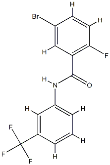 5-bromo-2-fluoro-N-[3-(trifluoromethyl)phenyl]benzamide CAS#: 853317-14-3