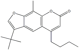 5-butyl-3-tert-butyl-9-methylfuro[3,2-g]chromen-7-one CAS#: 858751-22-1