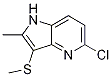 5-chloro-2-methyl-3-(methylthio)-1H-pyrrolo[3,2-b]pyridine CAS#: 850785-54-5