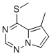 5-methyl-4-(methylthio)pyrrolo[1,2-f][1,2,4]triazine CAS#: 859205-88-2