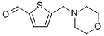 5-(morpholinomethyl)thiophene-2-carbaldehyde CAS#: 893744-01-9