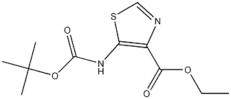 5-[[(tert-Butoxy)carbonyl]amino]-4-thiazolecarboxylic acid ethyl ester CAS#: 864436-92-0