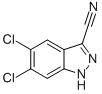 5,6-DICHLORO-1H-INDAZOLE-3-CARBONITRILE CAS#: 885278-39-7
