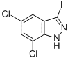 5,7-DICHLORO-3-IODO-1H-INDAZOLE CAS#: 885271-35-2