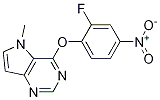 5H-Pyrrolo[3,2-d]pyriMidine, 4-(2-fluoro-4-nitrophenoxy)-5-Methyl- CAS#: 875339-19-8