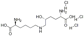 (5R)-N6-[(5S)-5-AMino-5-carboxypentyl]-5-hydroxy-L-lysine Trihydrochloride CAS#: 869184-37-2