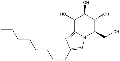 (5R,6R,7S,8S)-5-(hydroxyMethyl)-2-octyl-5,6,7,8-tetrahydroiMidazo[1,2-a]pyridine-6,7,8-triol CAS#: 851445-82-4