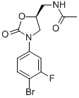 (5S)-N-[3-(4-BROMO-3-FLUOROPHENYL)-2-OXOOXAZOLIDIN-5-YLMETHYL]ACETAMIDE CAS#: 856677-05-9