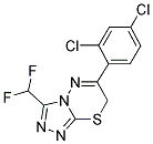 6-(2,4-DICHLORO-PHENYL)-3-DIFLUOROMETHYL-7H-[1,2,4]TRIAZOLO[3,4-B][1,3,4]THIADIAZINE CAS#: 832739-43-2