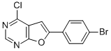 6-(4-BROMO-PHENYL)-4-CHLORO-FURO[2,3-D]PYRIMIDINE CAS#: 887592-53-2