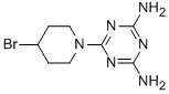 6-(4-Bromopiperidin-1-yl)-1,3,5-triazine-2,4-diamine CAS#: 885268-33-7