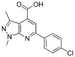 6-(4-CHLORO-PHENYL)-1,3-DIMETHYL-1 H-PYRAZOLO[3,4-B ]PYRIDINE-4-CARBOXYLIC ACID CAS#: 886503-59-9