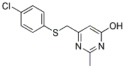 6-([(4-CHLOROPHENYL)SULFANYL]METHYL)-2-METHYL-4-PYRIMIDINOL CAS#: 886361-45-1