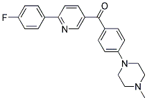 [6-(4-FLUOROPHENYL)-3-PYRIDINYL][4-(4-METHYLPIPERAZINO)PHENYL]METHANONE CAS#: 866135-80-0