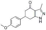 6-(4-Methoxyphenyl)-3-methyl-1,5,6,7-tetrahydro-4H-indazol-4-one CAS#: 886158-56-1