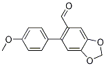 6-(4-Methoxyphenyl)benzo[d][1,3]dioxole-5-carbaldehyde CAS#: 875854-00-5
