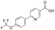 6-[4-(TRIFLUOROMETHOXY)PHENYL]NICOTINIC ACID CAS#: 851266-74-5