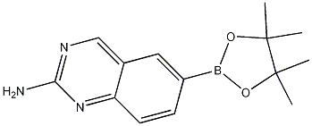 6-(4,4,5,5-tetramethyl-1,3,2-dioxaborolan-2-yl)quinazolin-2-amine CAS#: 882670-92-0