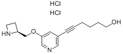 6-[5-[(2S)-2-AZETIDINYLMETHOXY]-3-PYRIDINYL]-5-HEXYN-1-OL DIHYDROCHLORIDE CAS#: 820231-95-6