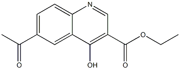 6-Acetyl-4-hydroxy-quinoline-3-carboxylic acid ethyl ester CAS#: 873969-87-0