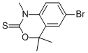 6-BROMO-1,4,4-TRIMETHYL-1H-BENZO[D][1,3]OXAZINE-2(4H)-THIONE CAS#: 885268-07-5