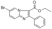 6-BROMO-2-PHENYL-IMIDAZO[1,2-A]PYRIDINE-3-CARBOXYLIC ACID ETHYL ESTER CAS#: 885276-79-9