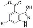 6-BROMO-3-HYDROXY-4-INDAZOLECARBOXYLIC ACID METHYL ESTER CAS#: 885518-69-4