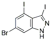 6-BROMO-3,4-DIIODOINDAZOLE CAS#: 887568-61-8